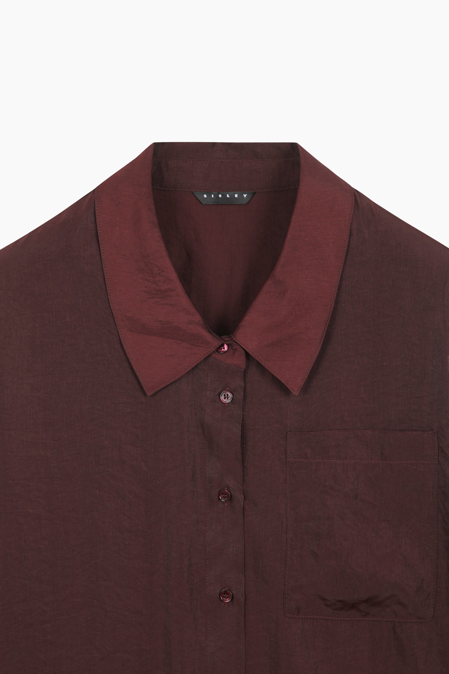 Camicia fluida da donna bordeaux 3 | Sisley Outlet