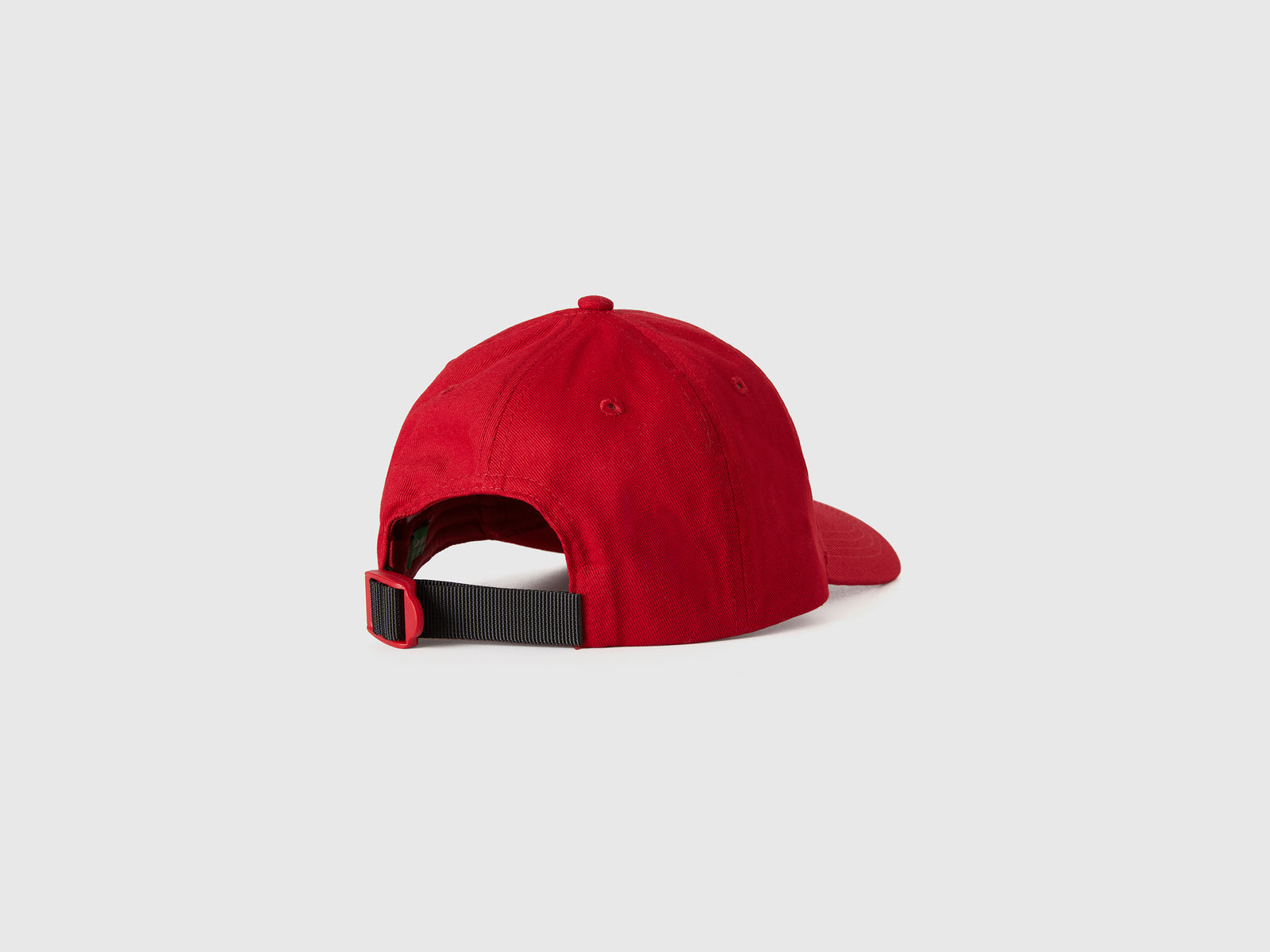 Cappello baseball con logo ricamato da uomo rosso 2 | Benetton Outlet