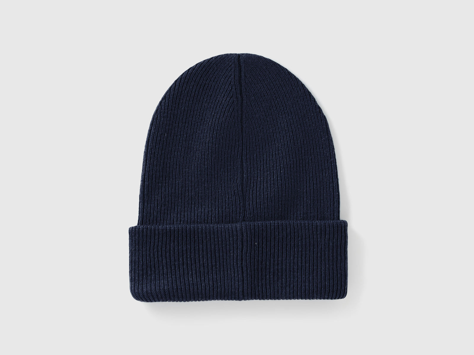 Berretto in misto lana da bambino blu scuro 2 | Benetton Outlet
