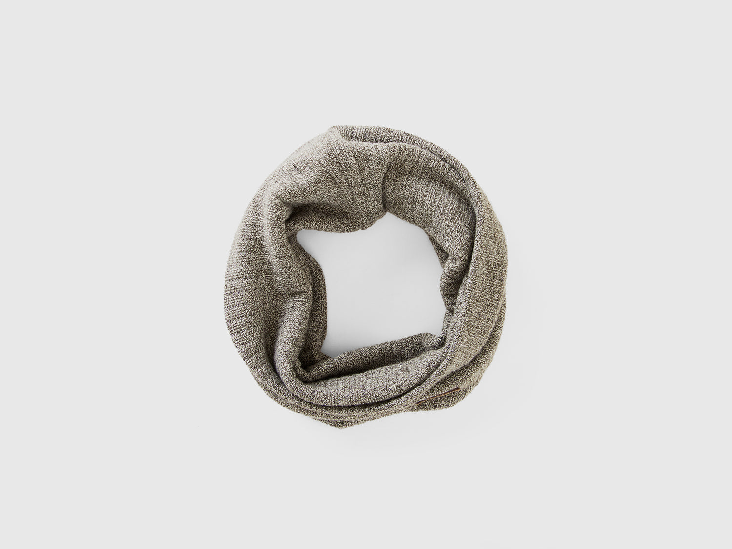Scaldacollo in misto viscosa stretch da bambino grigio scuro | Benetton Outlet