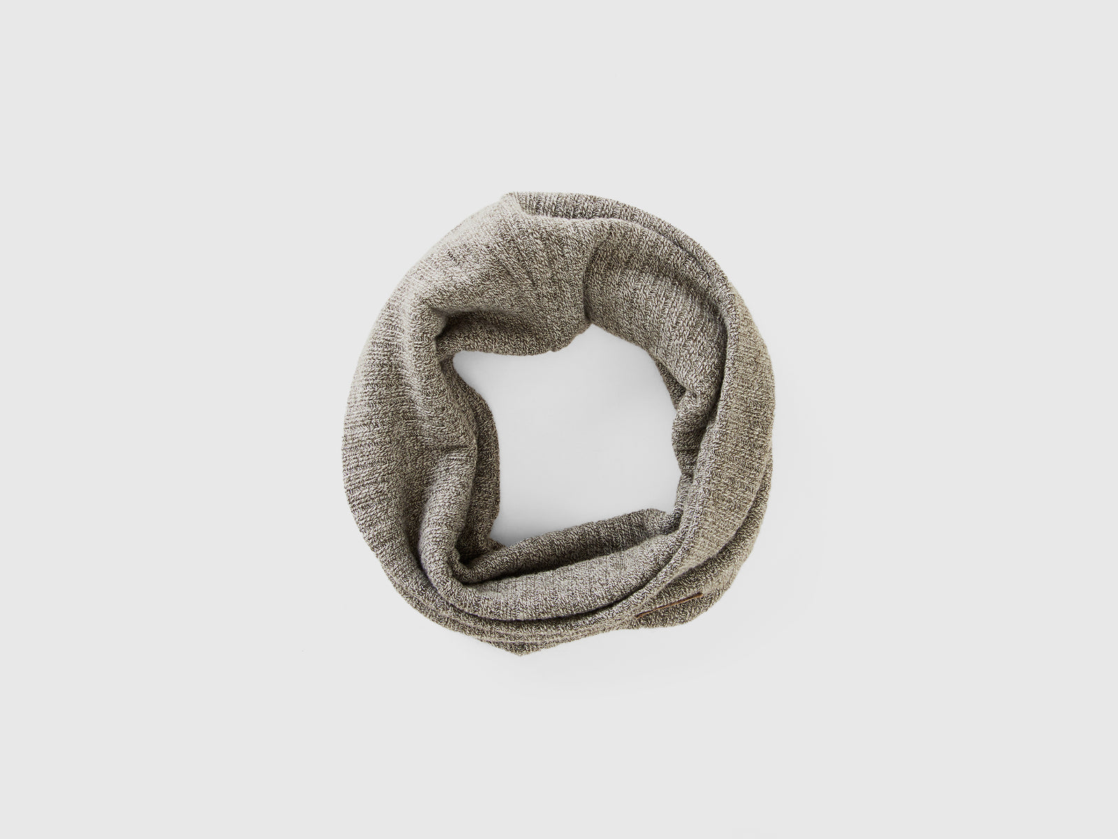 Scaldacollo in misto viscosa stretch da bambino grigio scuro | Benetton Outlet
