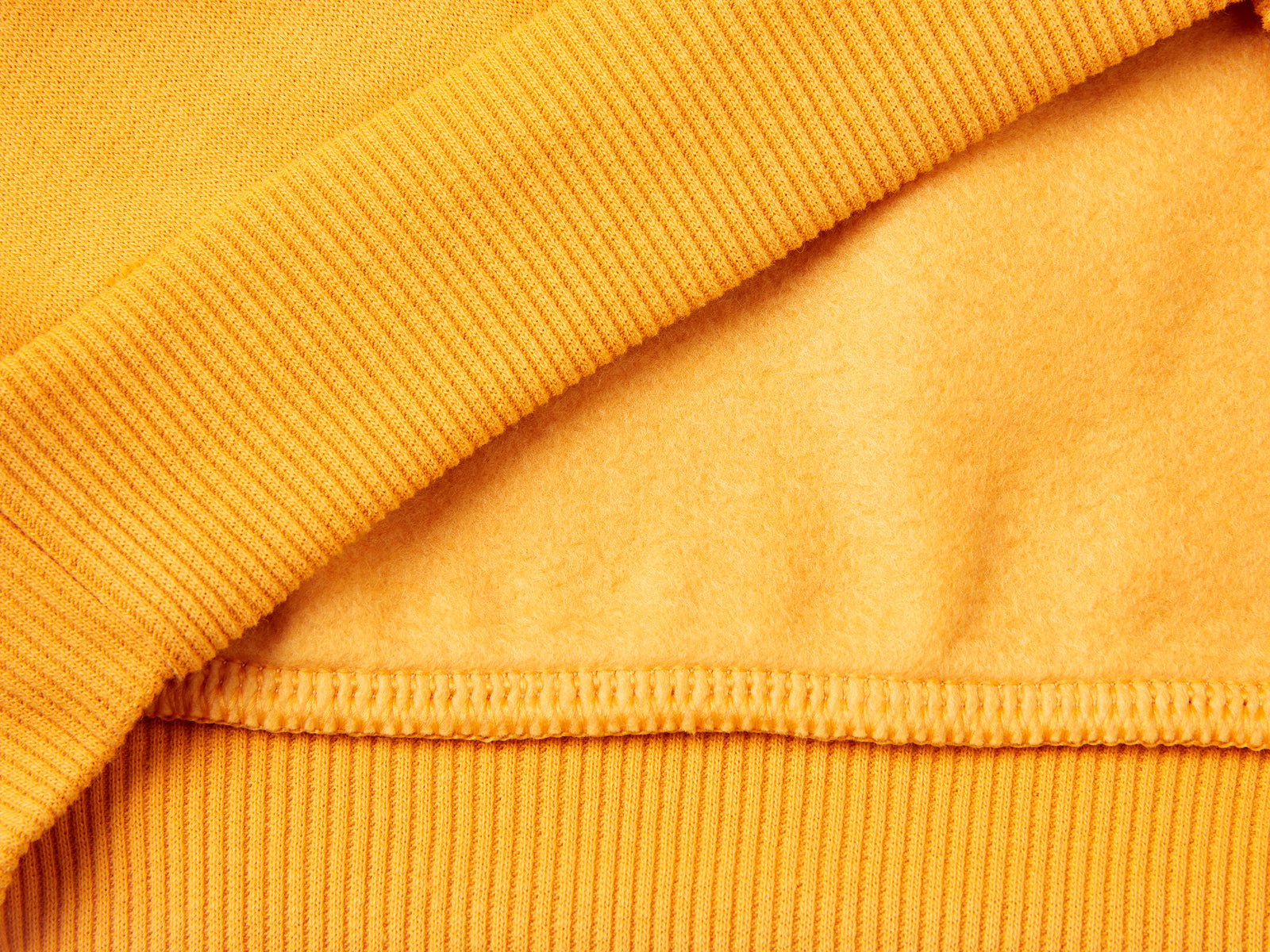 Calda felpa con tasche da bimbo giallo 2 | Benetton Outlet