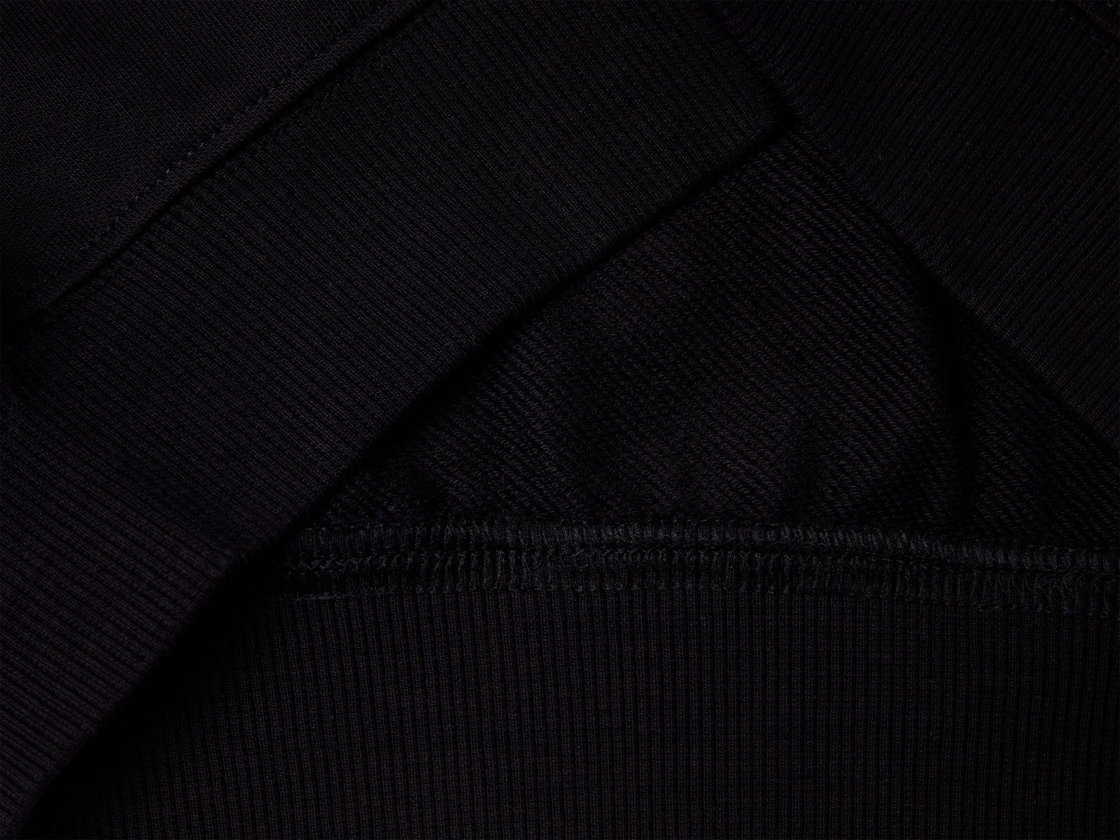 Felpa over fit con stampa spessorata da bambino nero 3 | Benetton Outlet