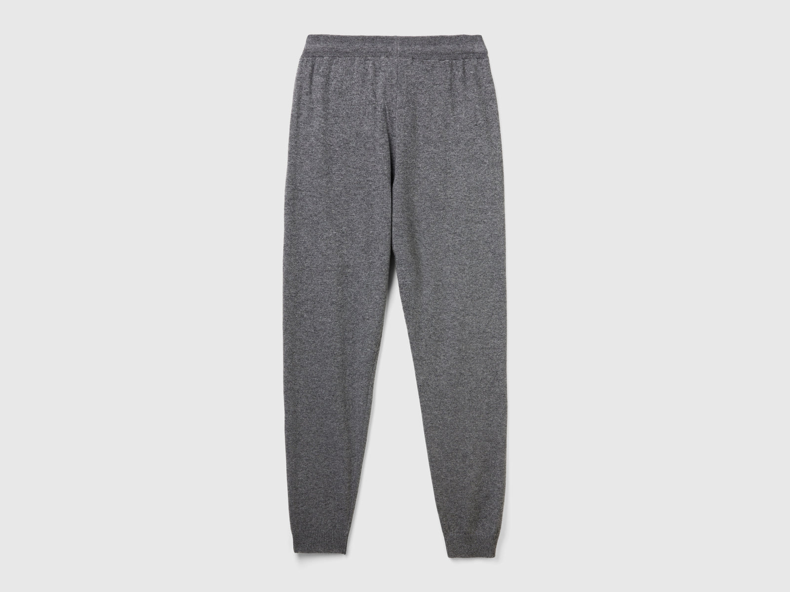 Pantalone sportivo misto cashmere da donna grigio scuro 2 | Benetton Outlet