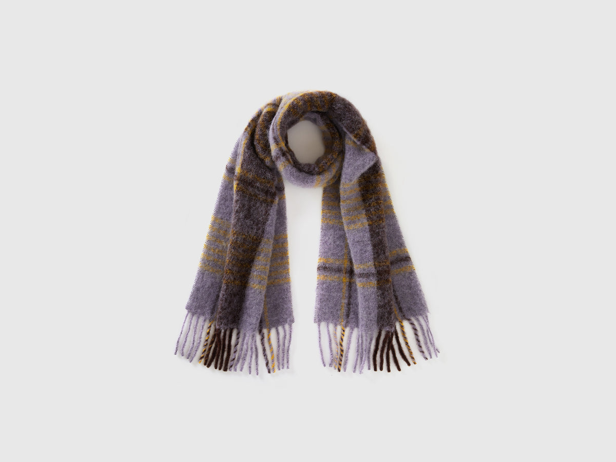 Sciarpa scozzese in misto lana e alpaca