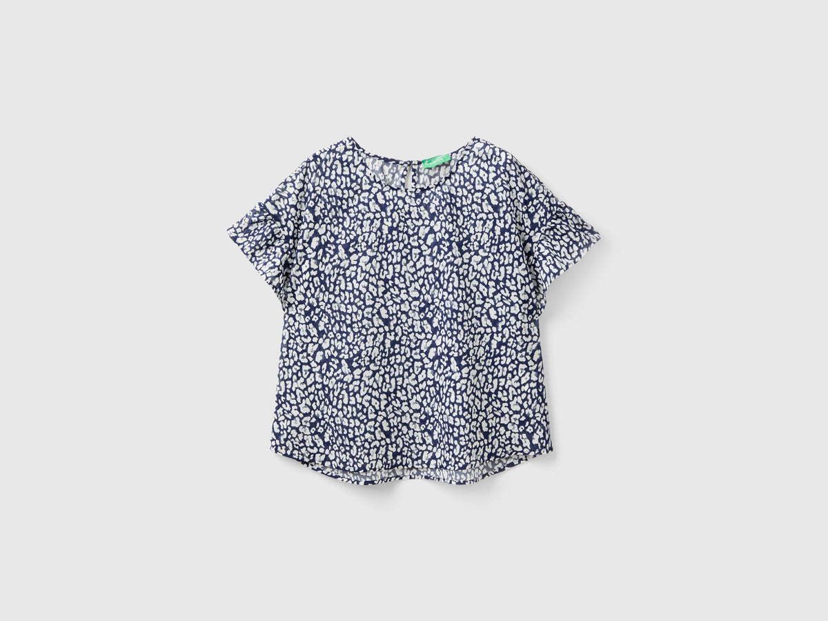 Blusa fantasia in cotone leggero