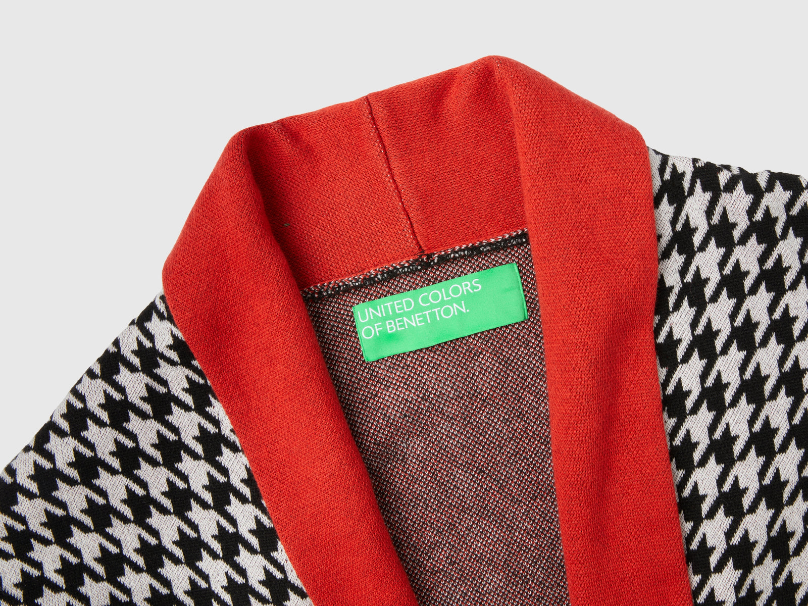 Cardigan pied de poule da donna multi-color 3 | Benetton Outlet