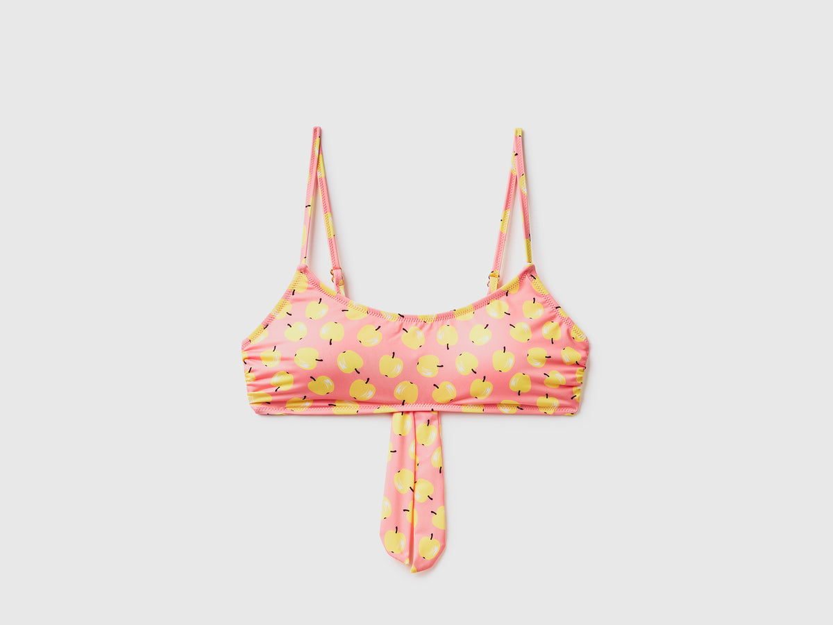 Brassiere mare con pattern frutta