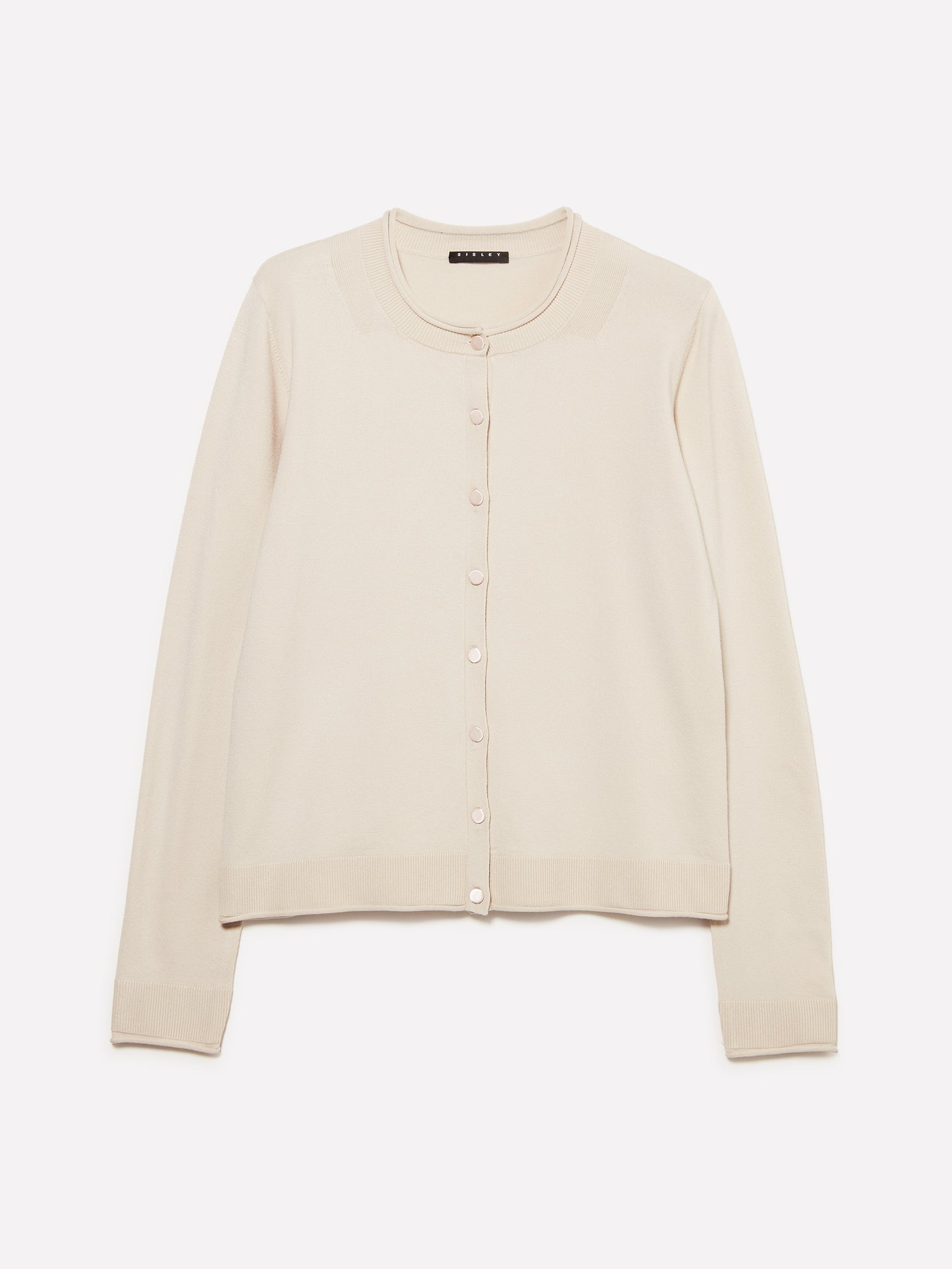 Cardigan regular fit da donna beige | Sisley Outlet