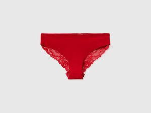 Brasiliana stretch con pizzo