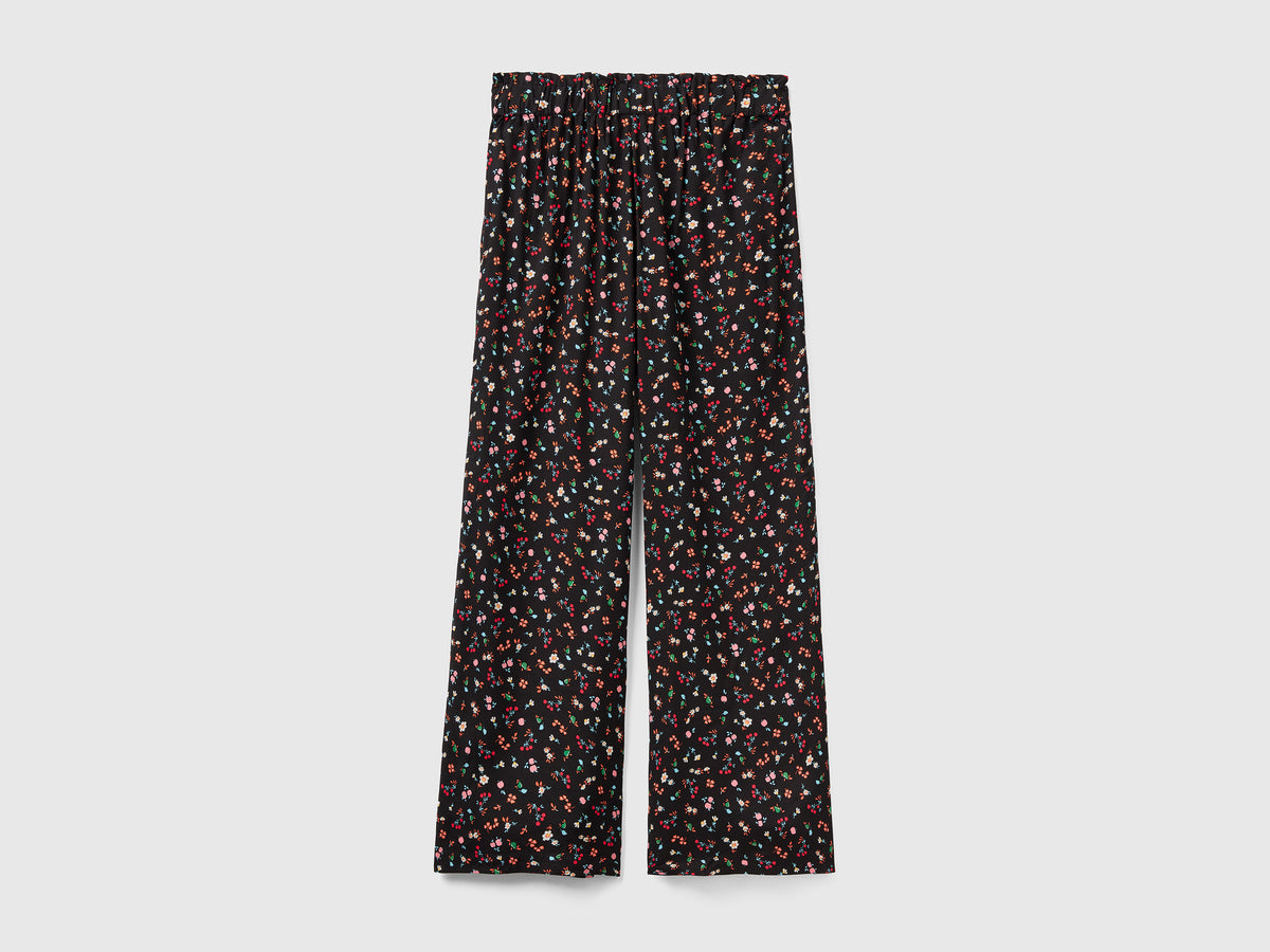 Pantaloni fantasia in viscosa
