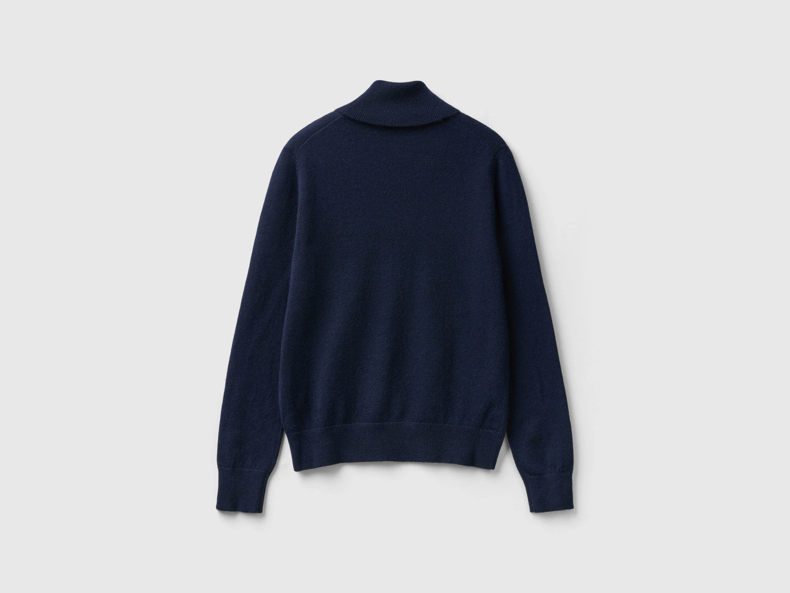 Dolcevita in puro cashmere da donna blu scuro 2 | Benetton Outlet