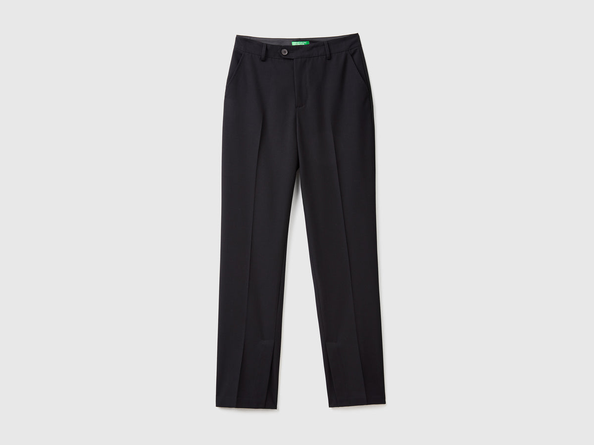 Pantaloni lunghi in misto viscosa