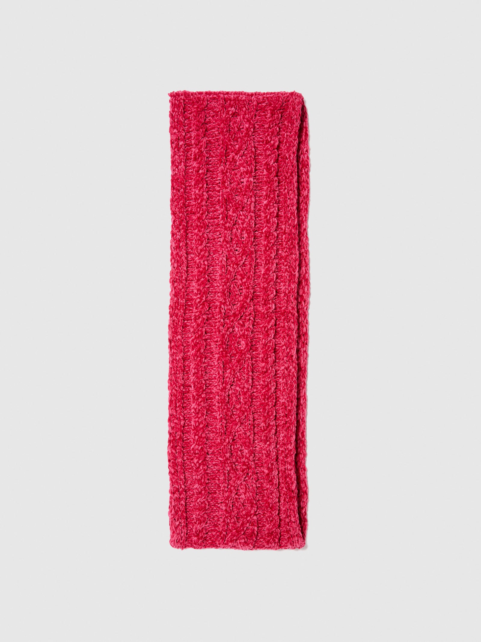 Sciarpa chiusa in ciniglia da bambina fucsia | Sisley young Outlet