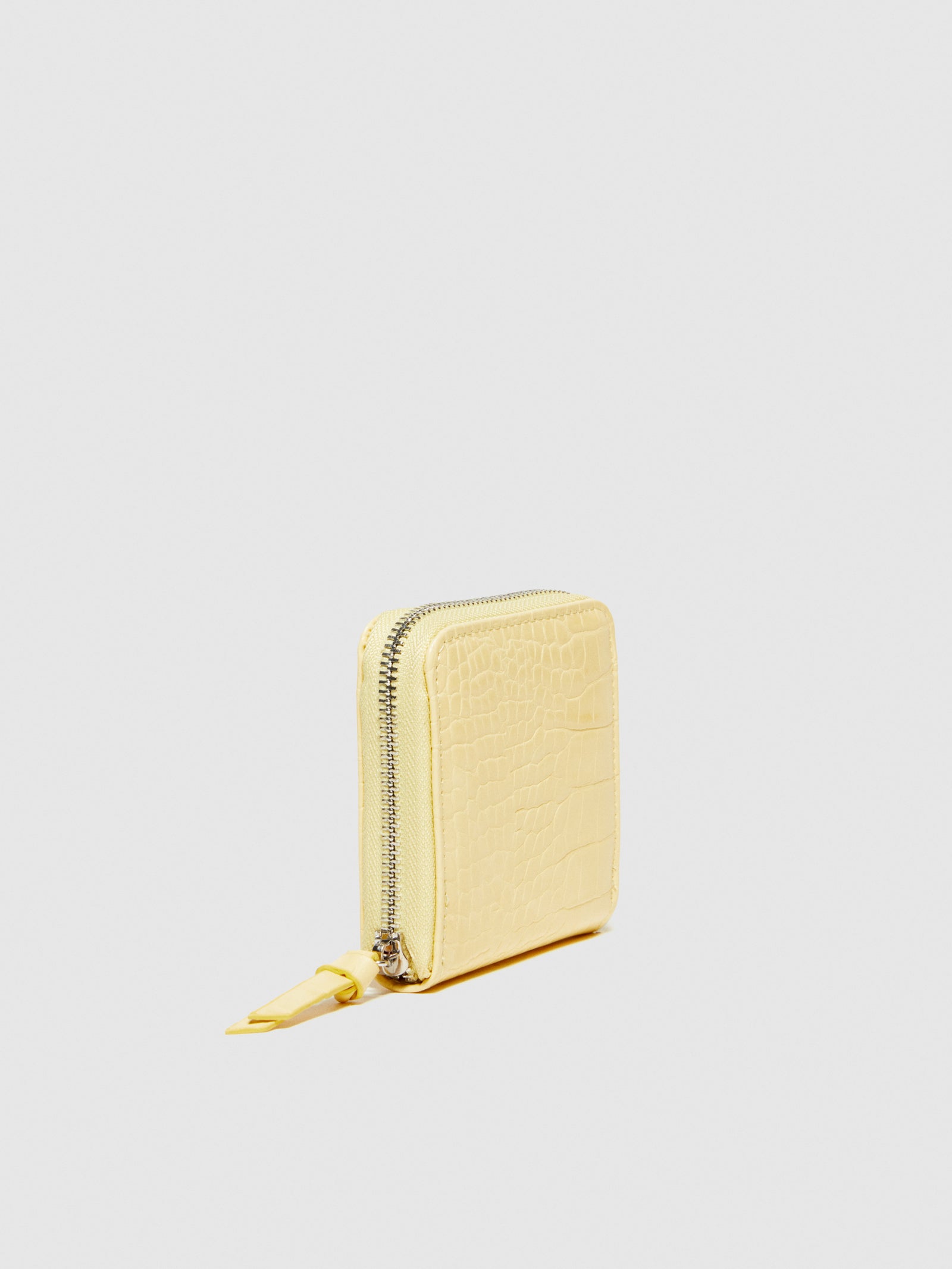 Portafoglio medio stampa cocco da donna giallo 4 | Sisley Outlet