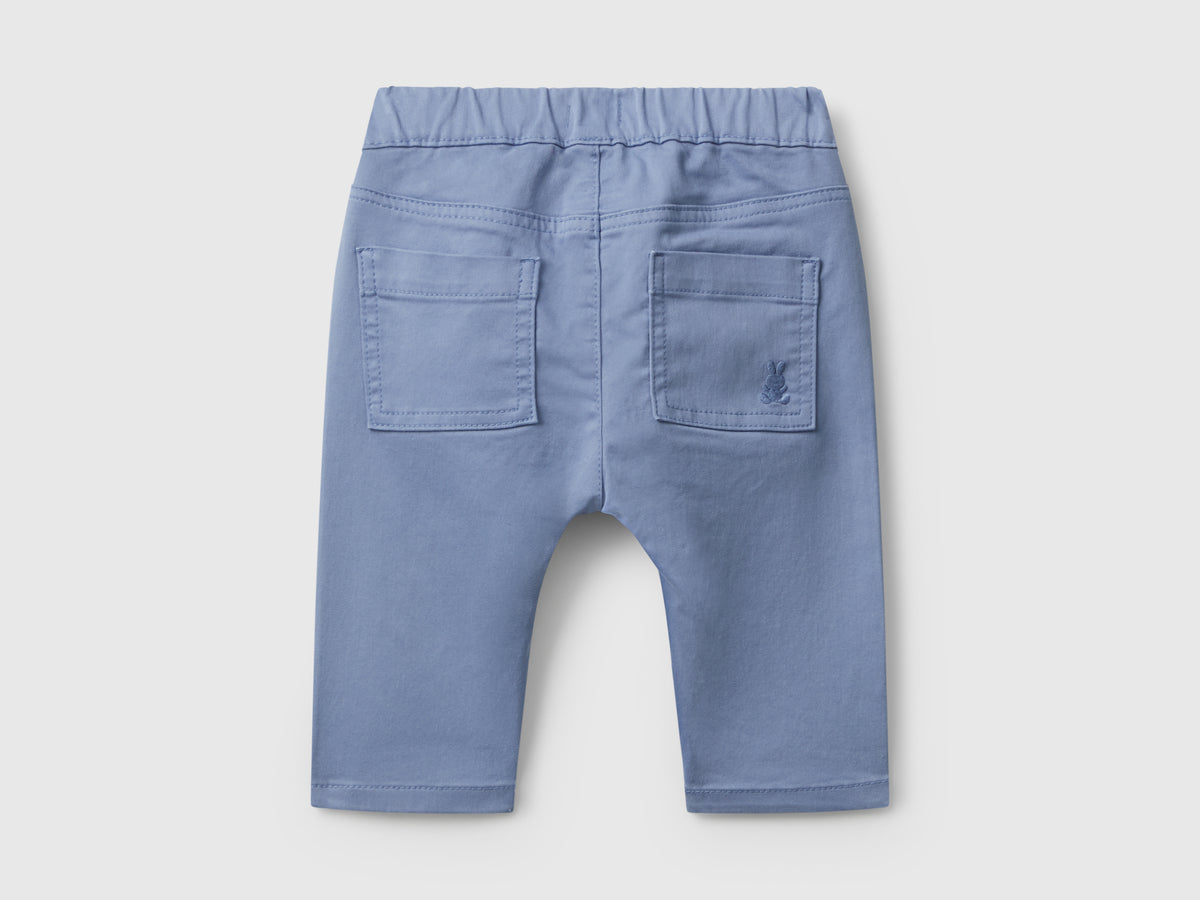 Pantaloni in misto cotone stretch