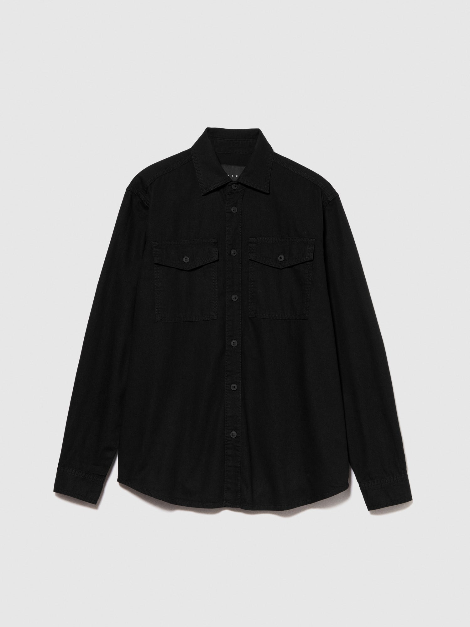 Camicia di jeans da uomo nero | Sisley Outlet