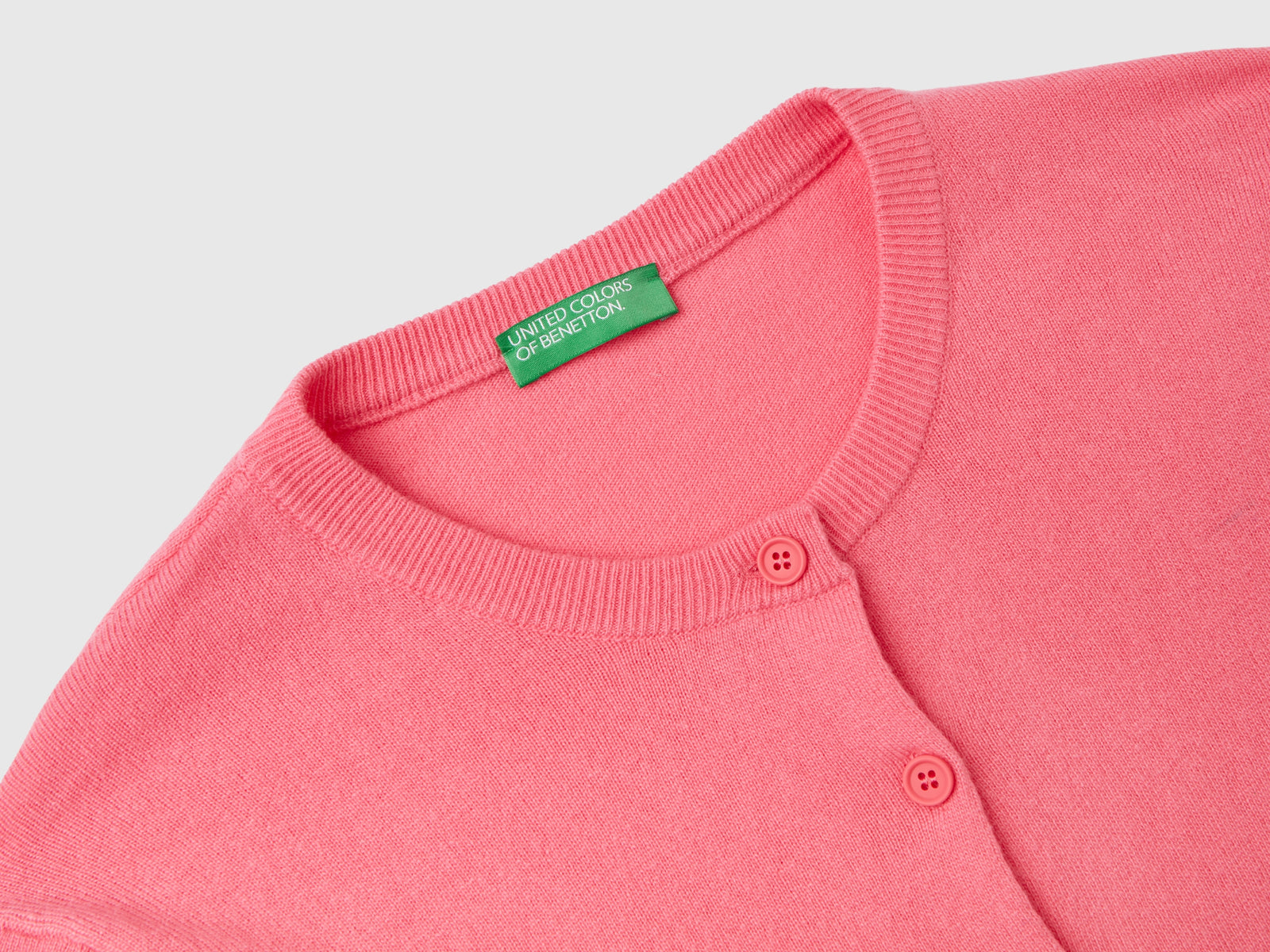 Cardigan in misto lana e cashmere da donna rosa 3 | Benetton Outlet