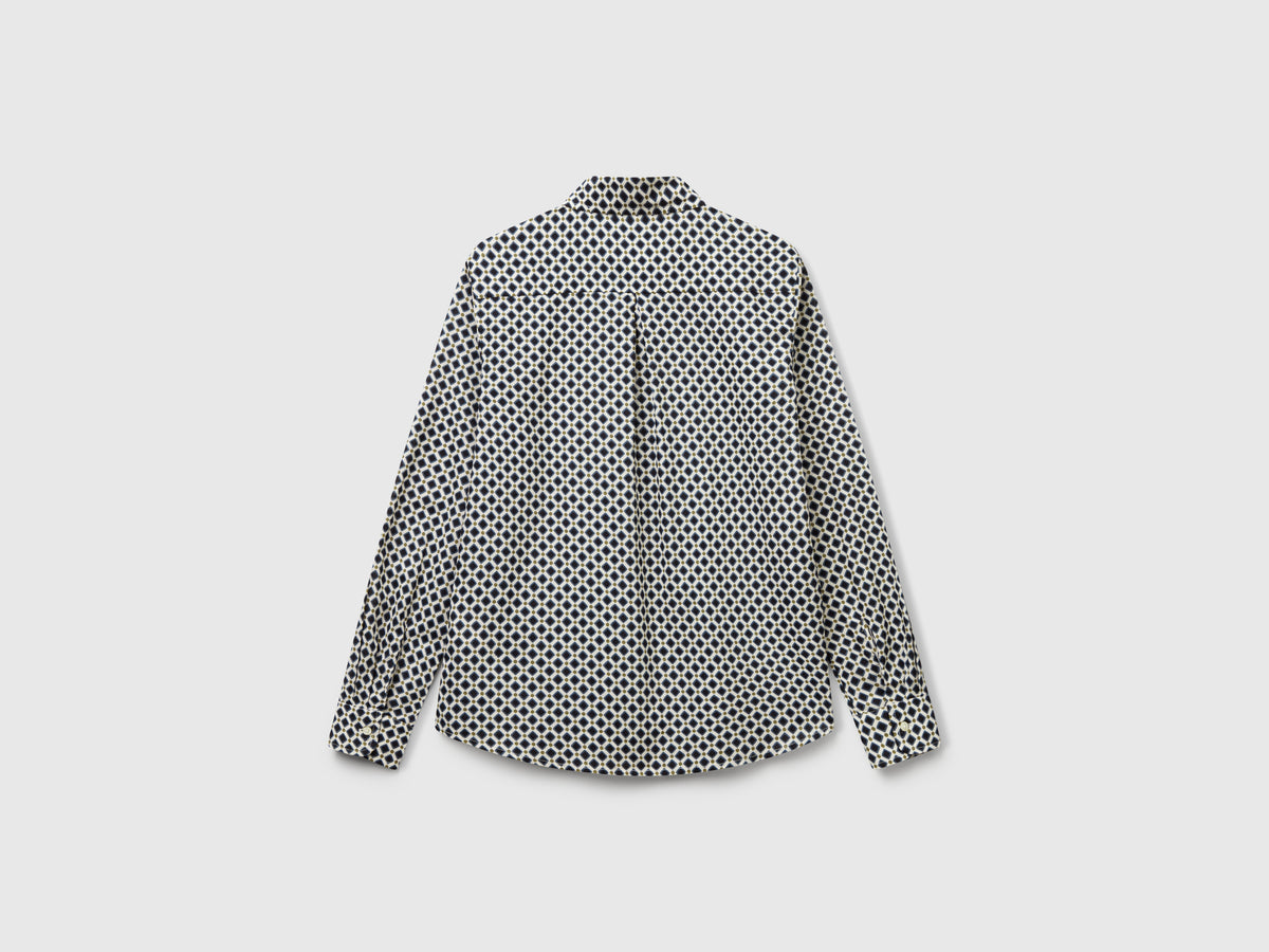 Camicia fantasia in cotone leggero