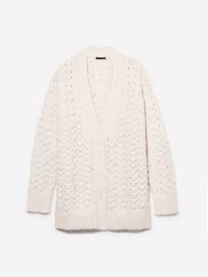 Cardigan traforato