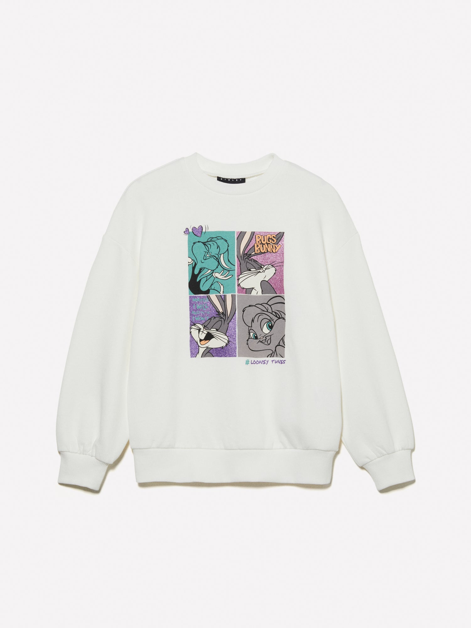 Felpa con stampa ©Looney Tunes da bambina bianco | Sisley young Outlet