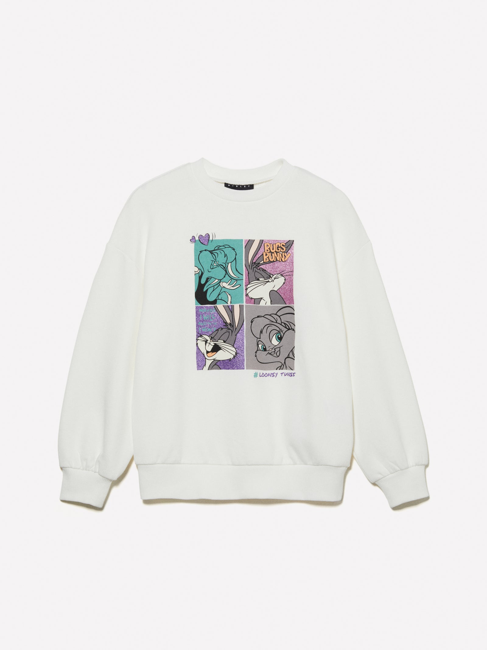 Felpa con stampa ©Looney Tunes da bambina bianco | Sisley young Outlet