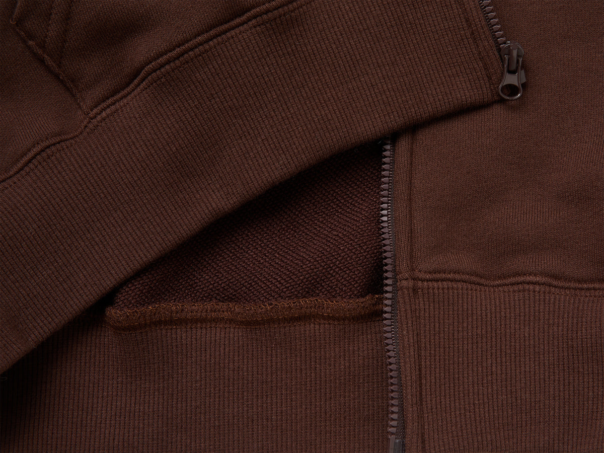 Felpa con cappuccio e zip