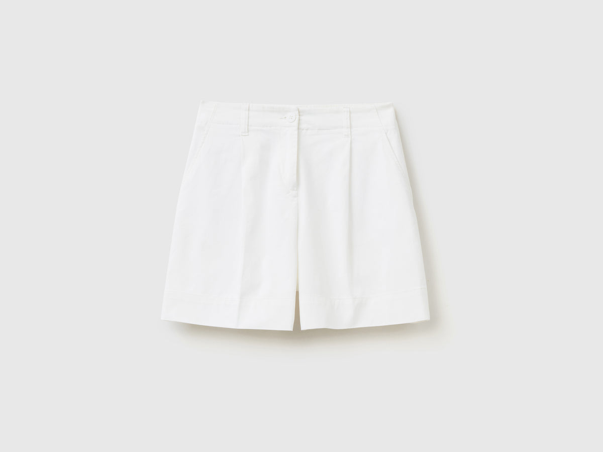 Shorts in cotone elasticizzato