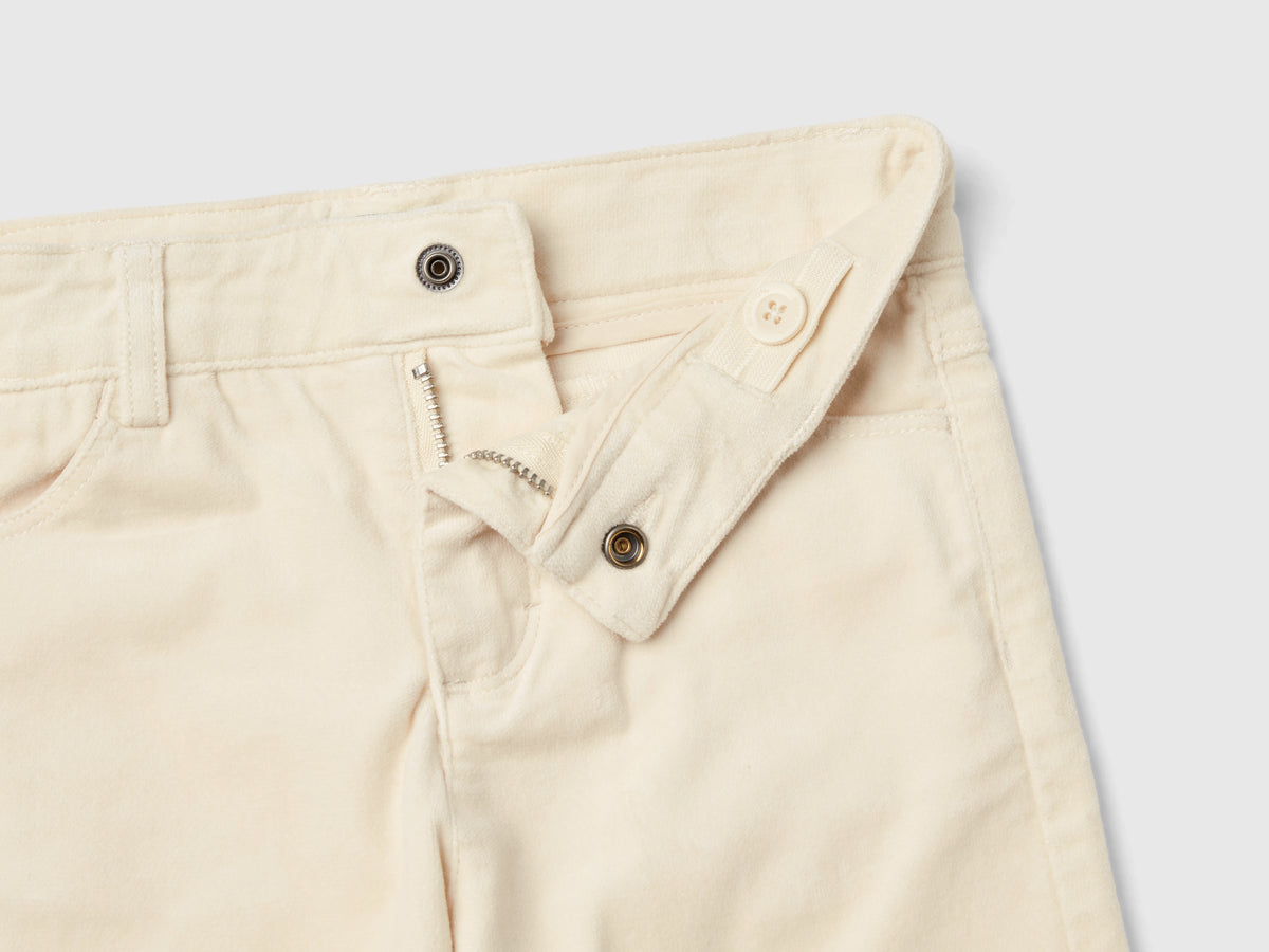 Flare fit corduroy trousers