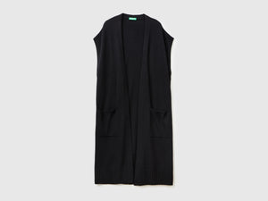 Cardigan lungo in misto cashmere