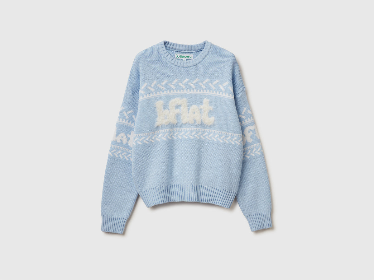 Maglione con intarsi