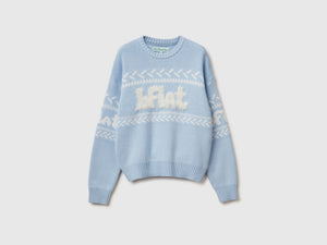 Maglione con intarsi