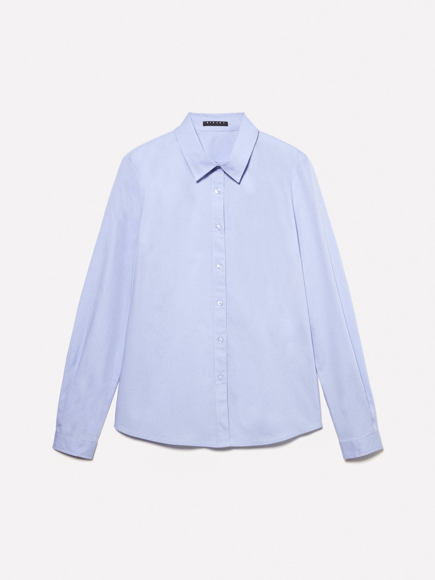 Camicia azzurra slim fit da donna azzurro | Sisley Outlet