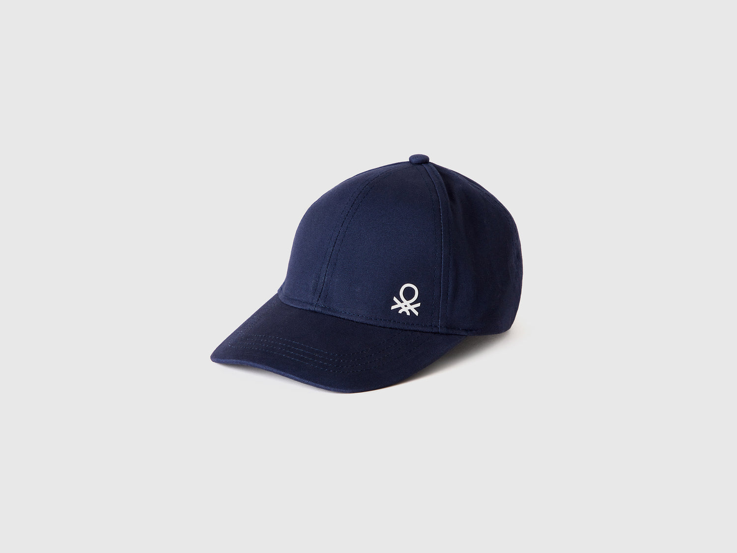 Cappellino con visiera da bimbo blu scuro | Benetton Outlet