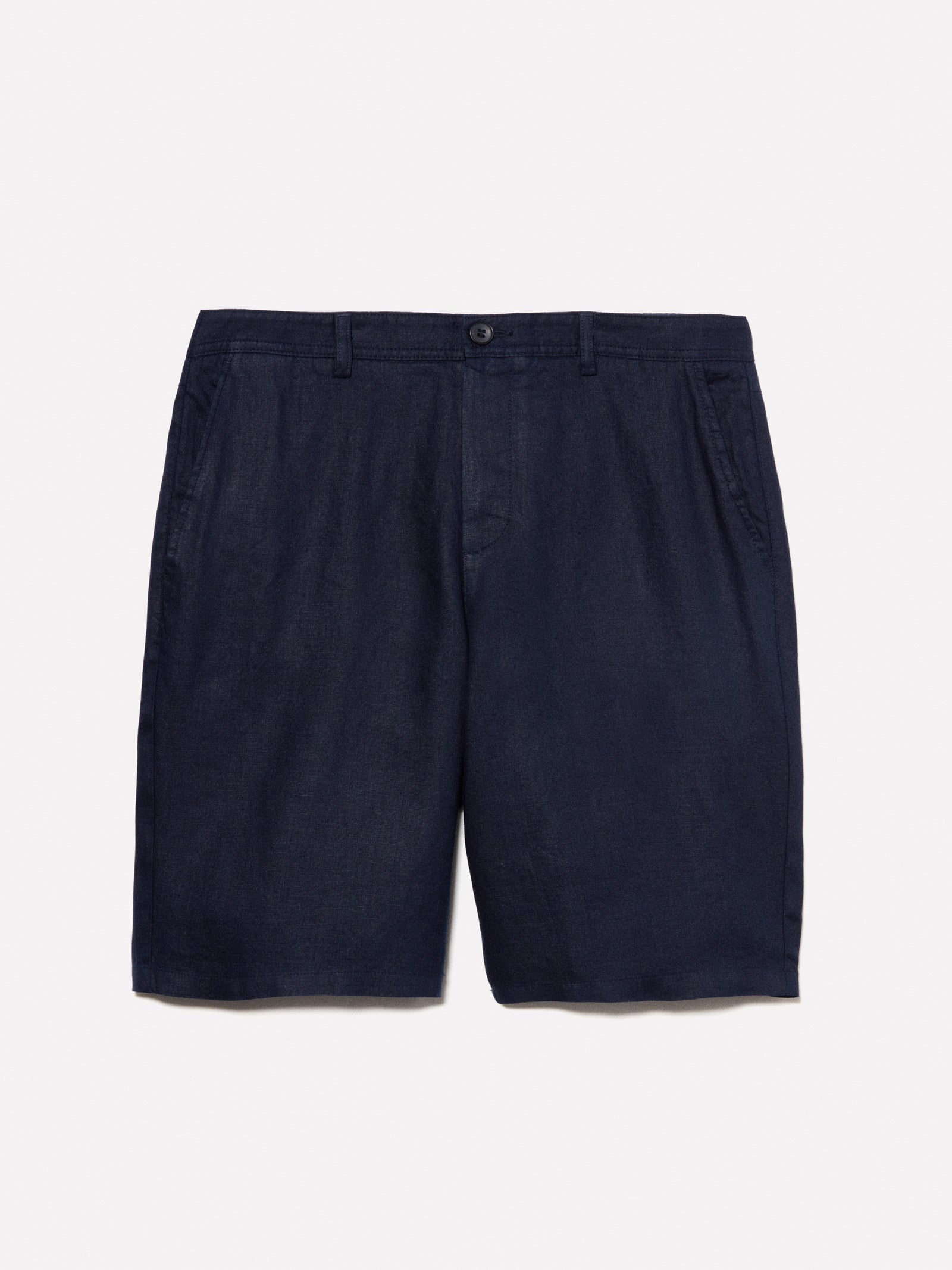 Bermuda 100% lino da uomo blu scuro | Sisley Outlet