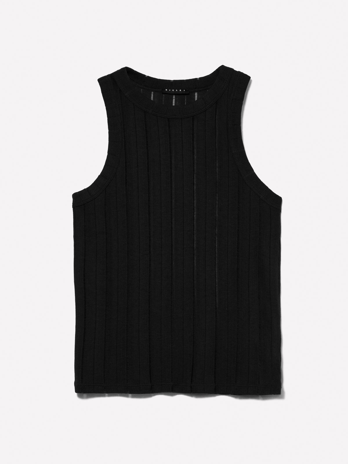 Ribbed slim fit vest top