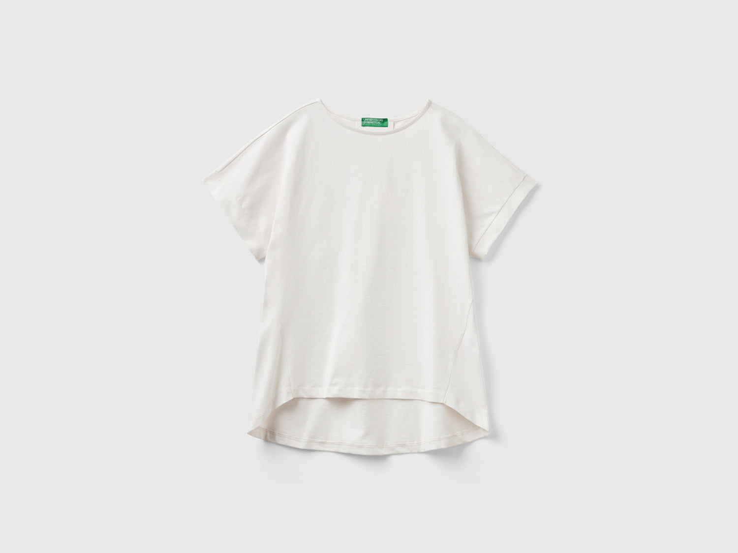 T-shirt manica a kimono da donna bianco | Benetton Outlet