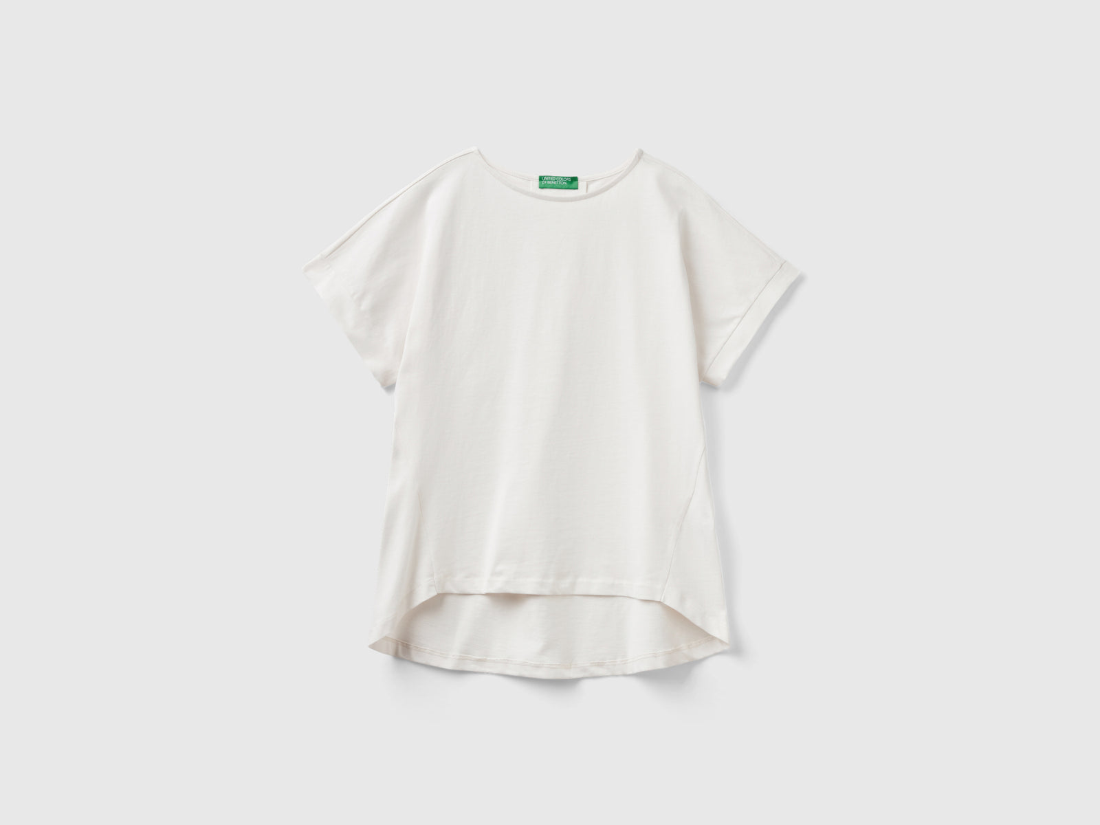 T-shirt manica a kimono da donna bianco | Benetton Outlet