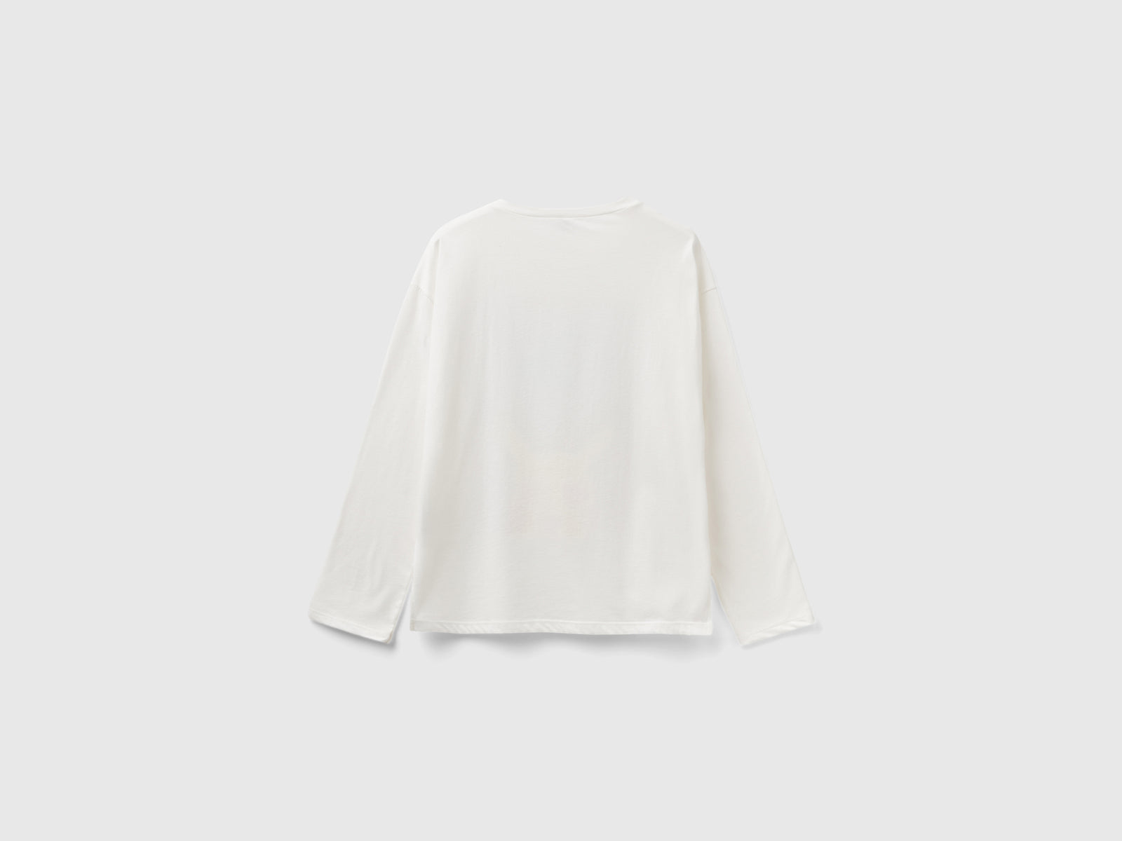 T-shirt Pokémon in cotone a fibra lunga da donna bianco panna 2 | Benetton Outlet
