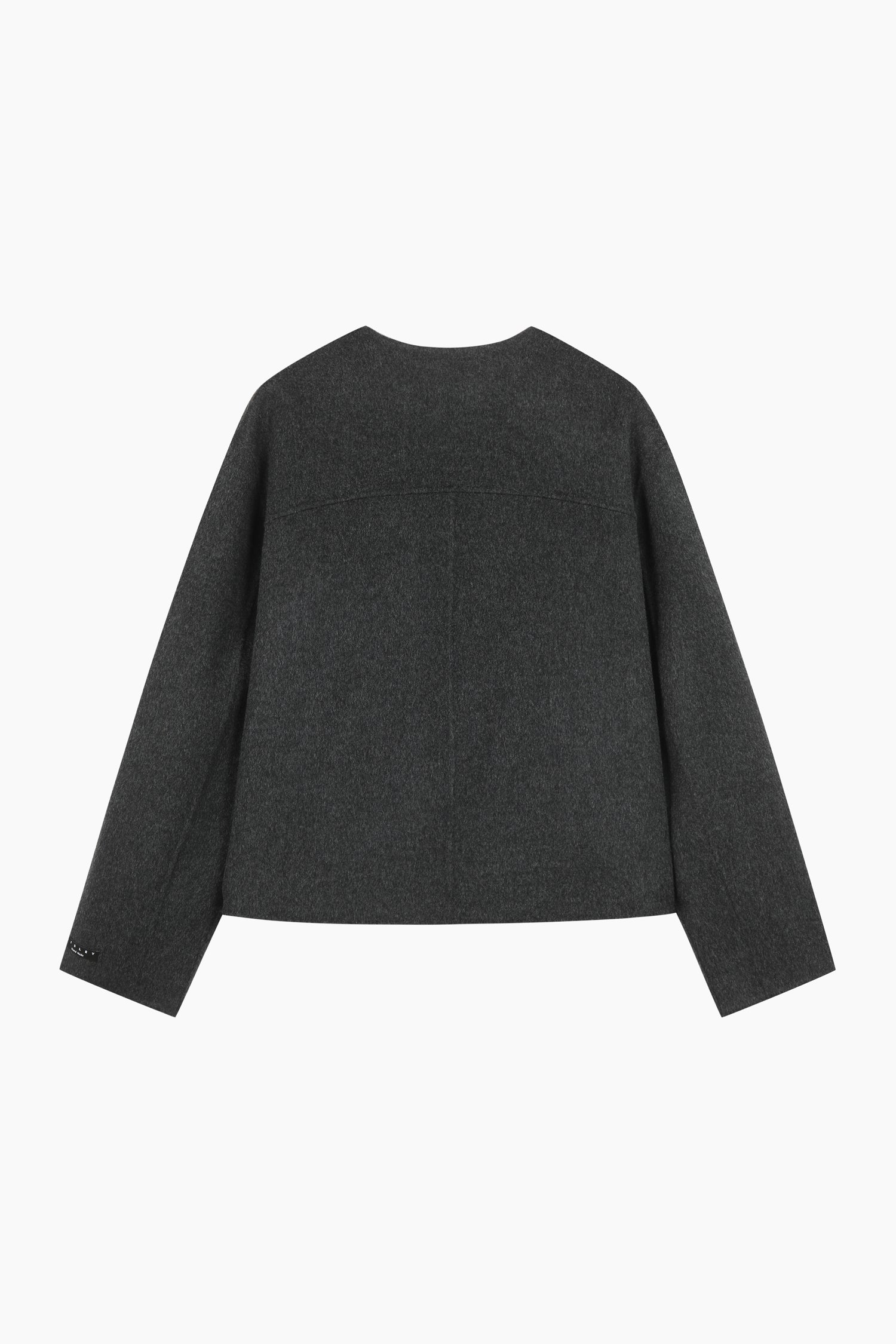 Cardigan corto in lana leggera con scollo a V da donna grigio scuro 2 | Sisley Outlet