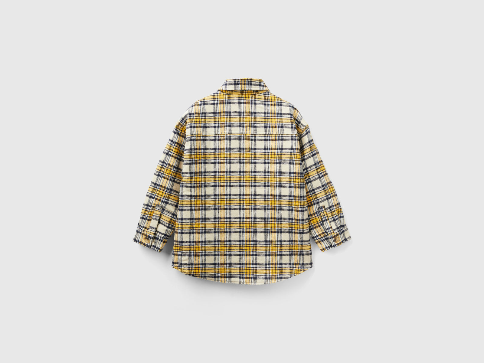 Giacca a quadri in flanella da bambino multi-color 2 | Benetton Outlet