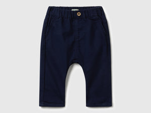 Pantaloni in misto cotone stretch