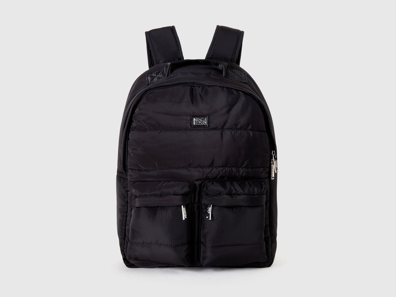 Zaino imbottito da uomo nero | Benetton Outlet