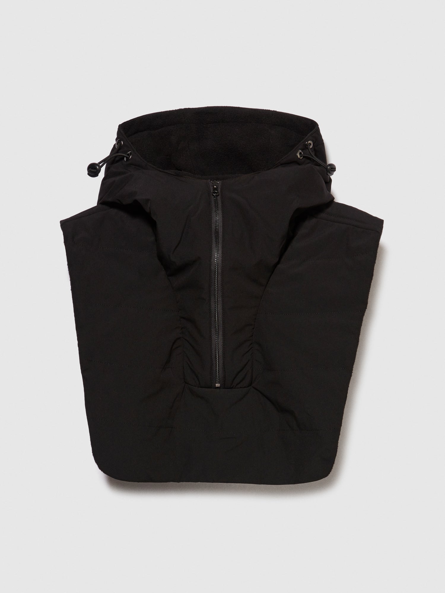 Pettorina con cappuccio da uomo nero | Sisley Outlet