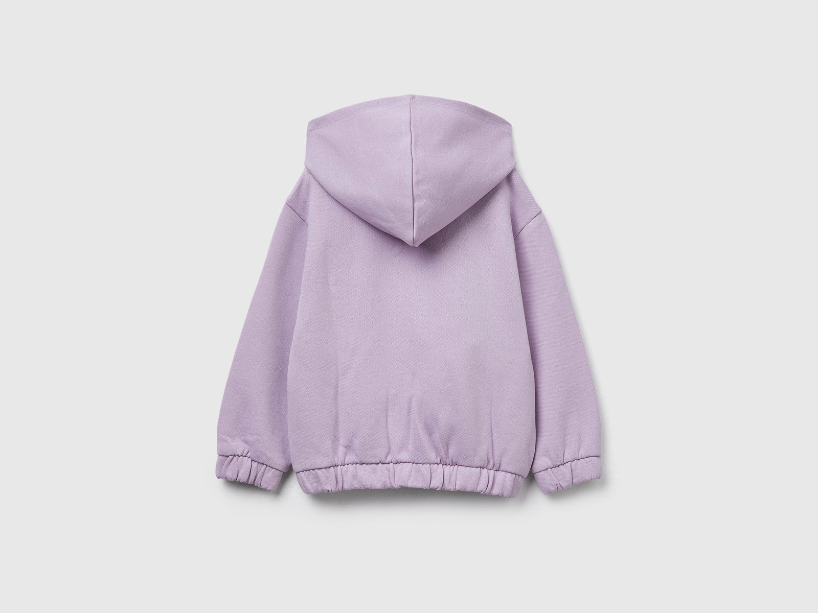 Felpa con cappuccio e paillettes da bimba lavanda 2 | Benetton Outlet