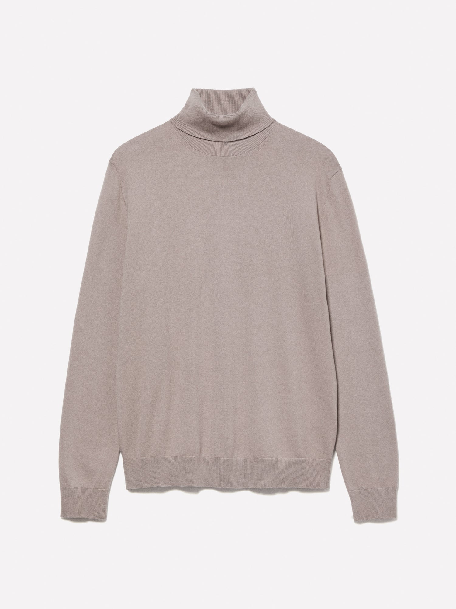 Maglia con collo alto da uomo marrone | Sisley Outlet