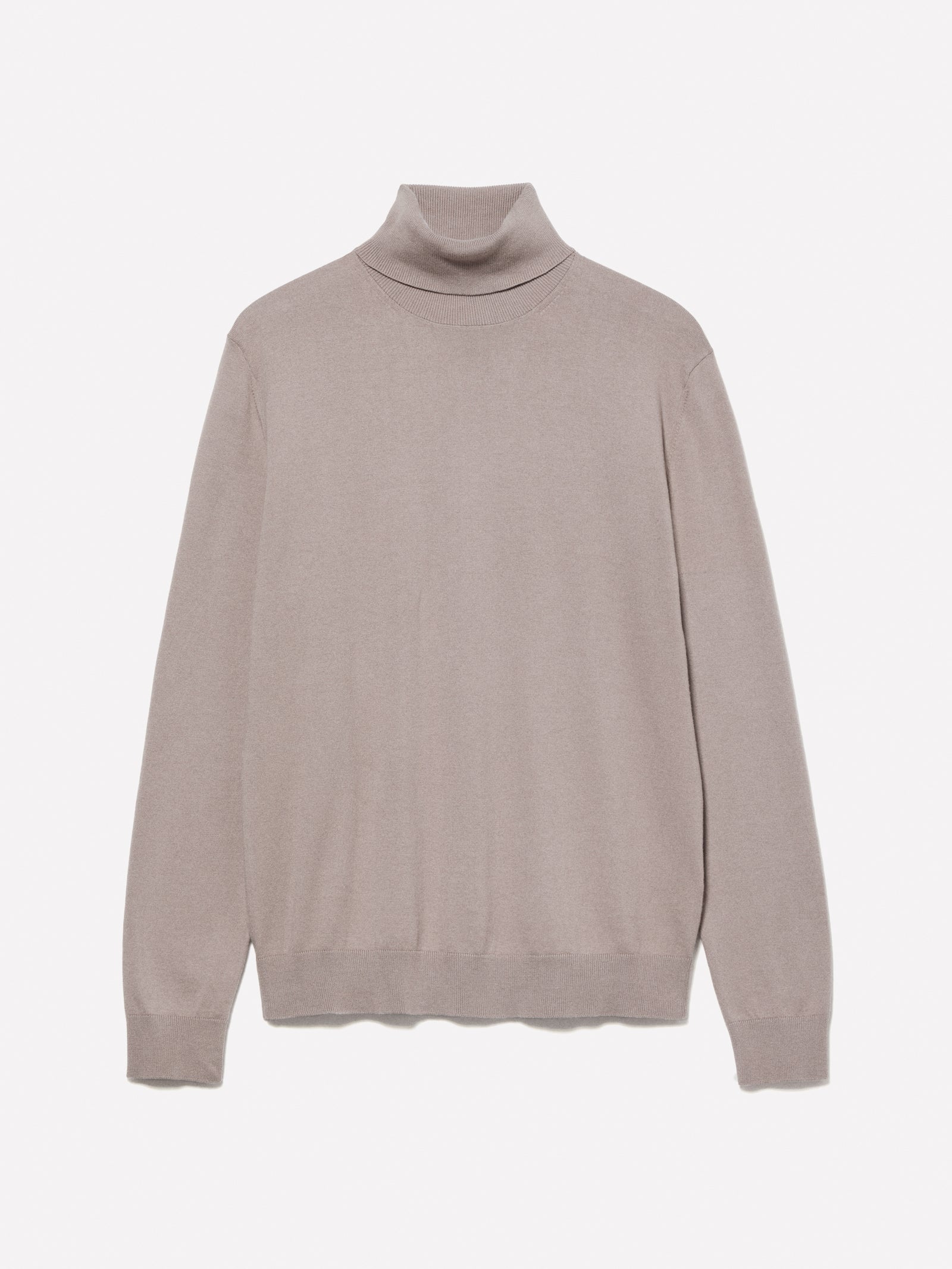 Maglia con collo alto da uomo marrone | Sisley Outlet