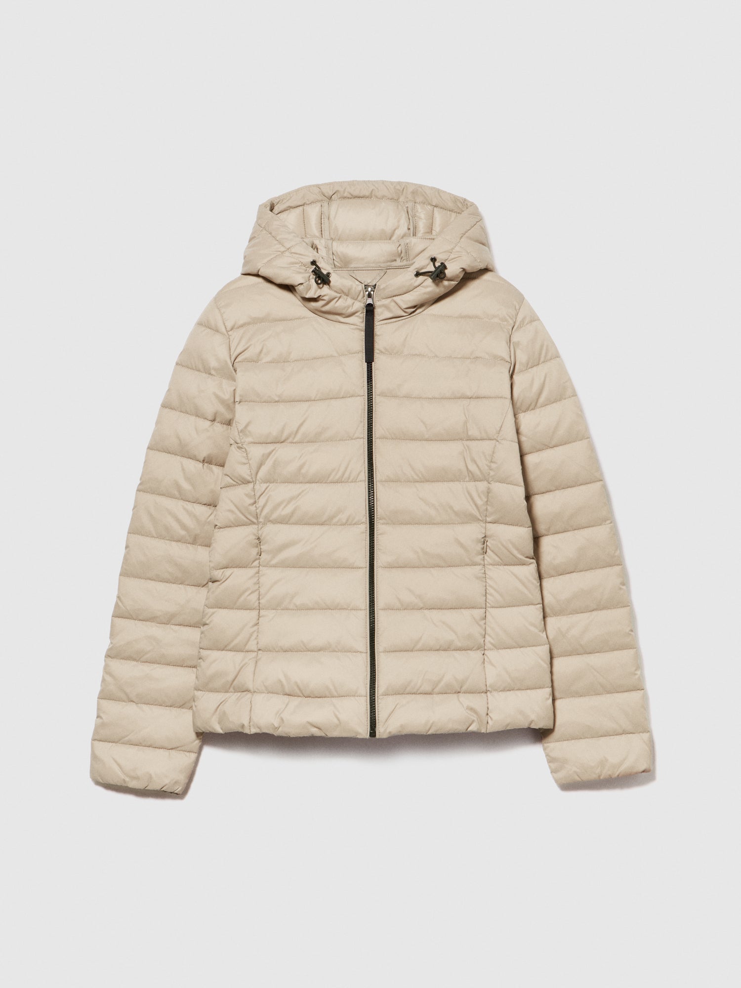 Giubbotto imbottito slim comfort fit da donna beige | Sisley Outlet