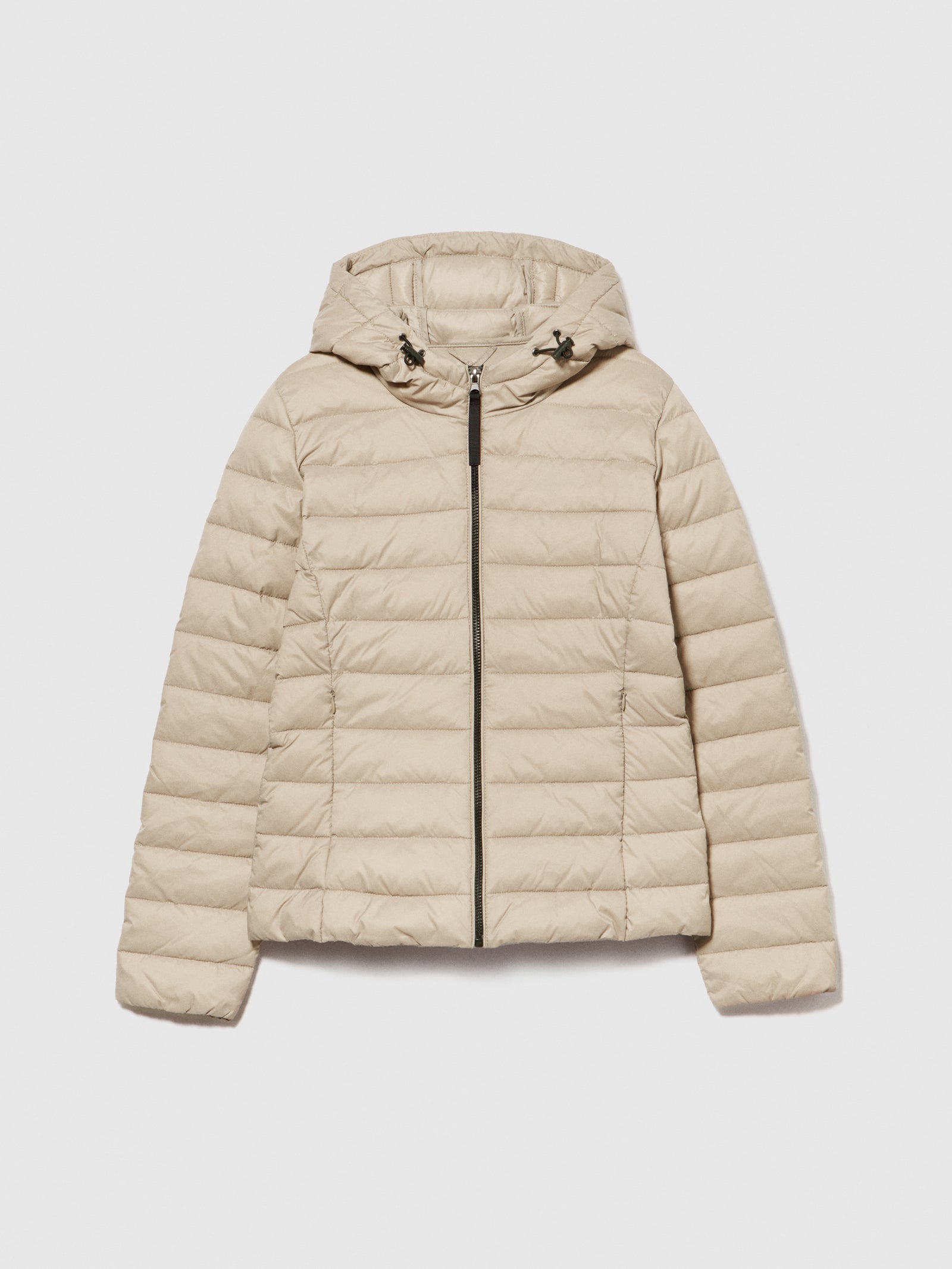 Giubbotto imbottito slim comfort fit da donna beige | Sisley Outlet