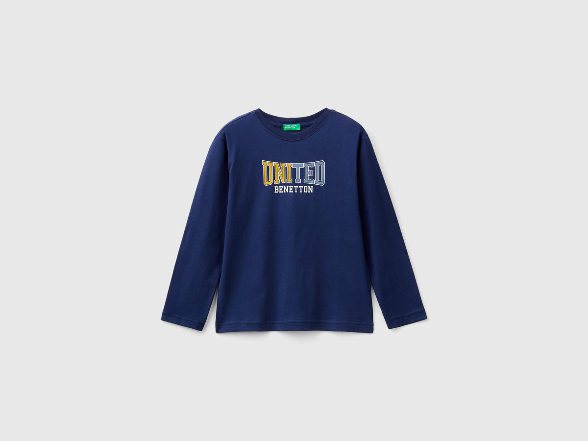 Warm T-shirt with logo print